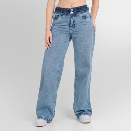 Jean Axspen Wide Leg Ax-2801 Rigido