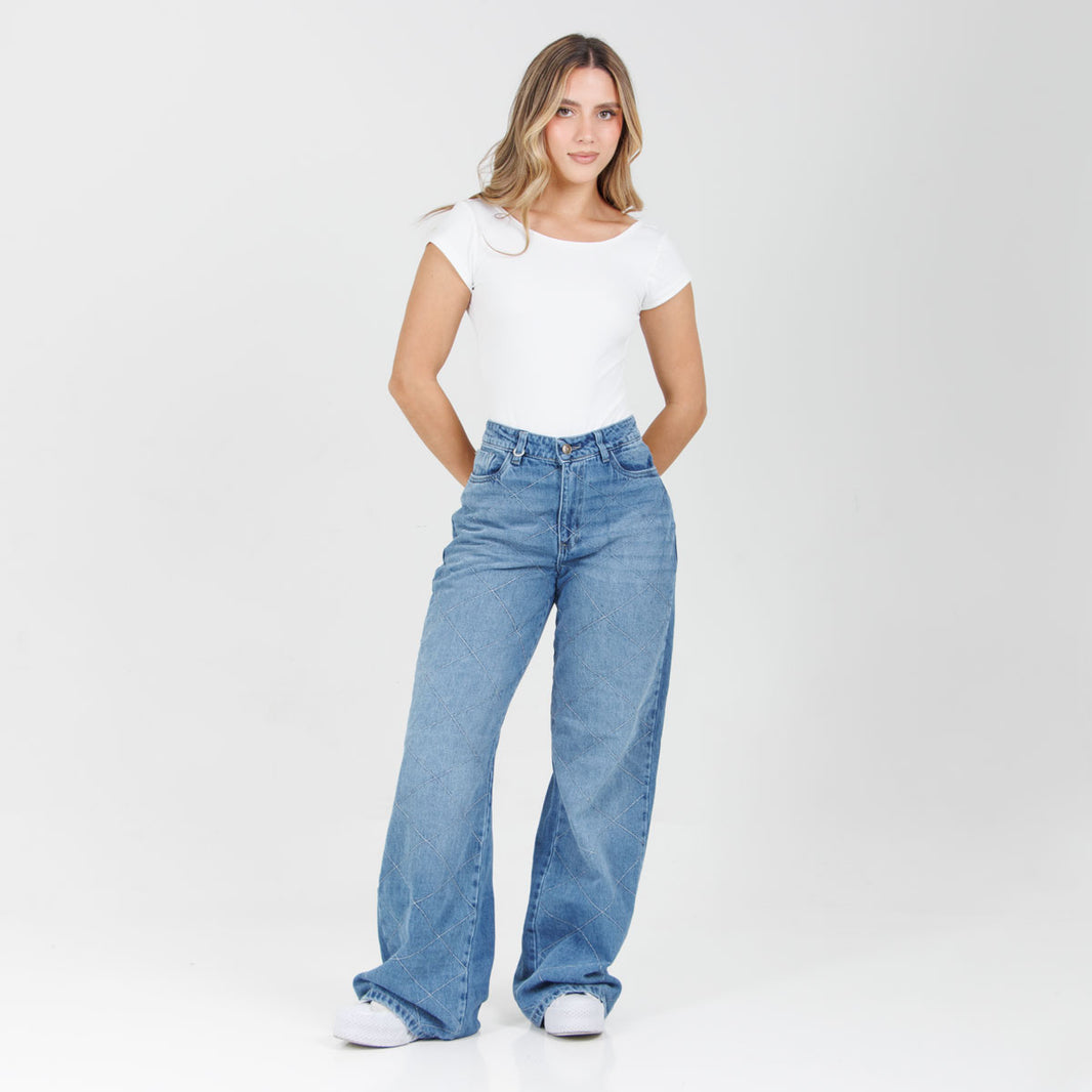 Jean Axspen Wide Leg Ax-2996 Rigido