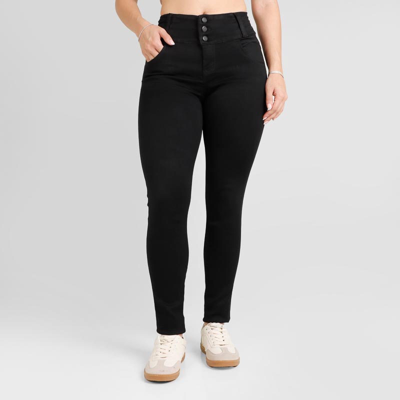 Jean Axspen Push Up AX-2621 Negro