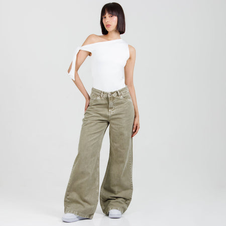 Jean Wide Leg Ax-3000 Rigido