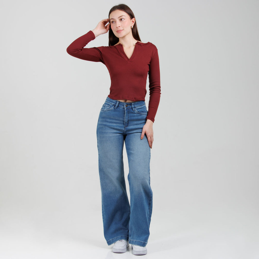 Jean wide leg Ax-3078 Licrado