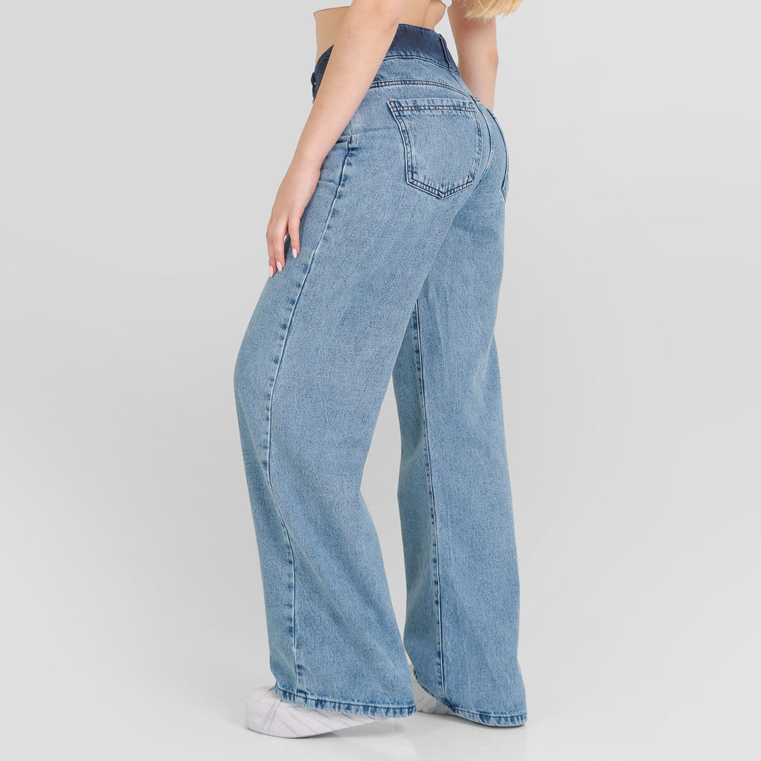 Jean Axspen Wide Leg Ax-2801 Rigido