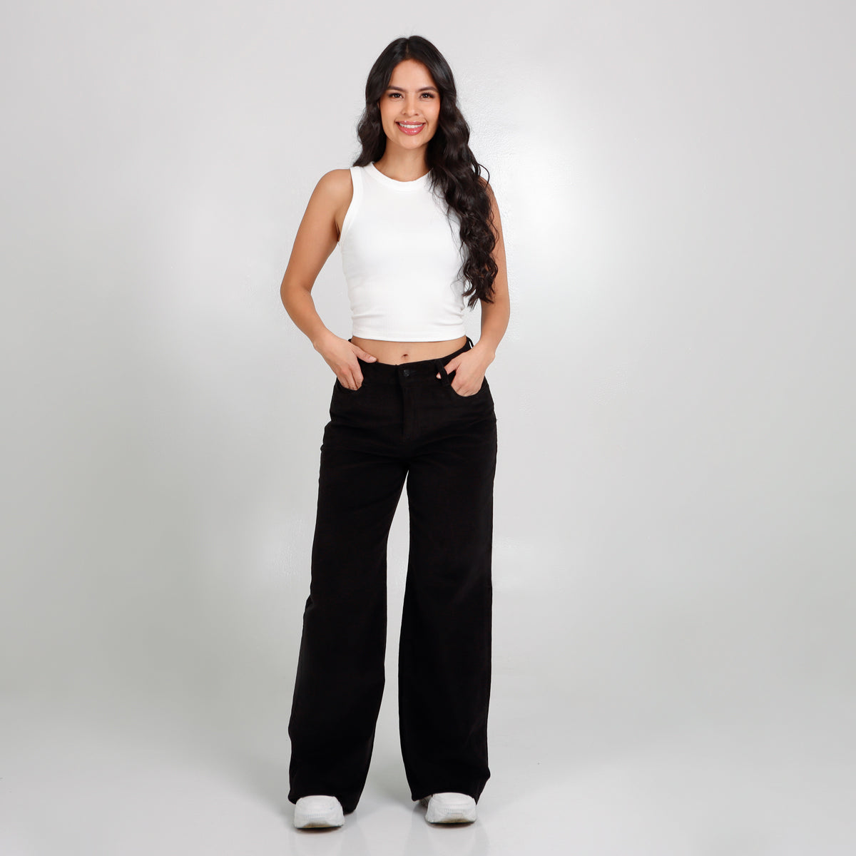 Pantalon Pana Wide Leg Ax-3137 Licrado