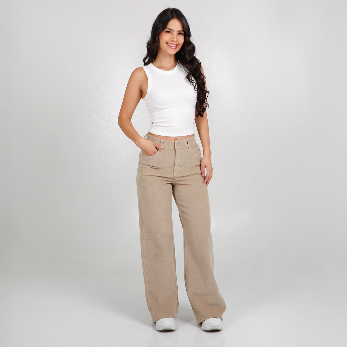 Pantalon Pana Wide Leg Ax-3137 Licrado