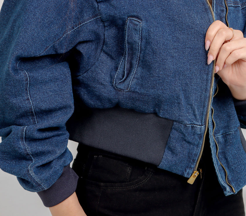 CHAQUETA DENIM PARA DAMA	B1728