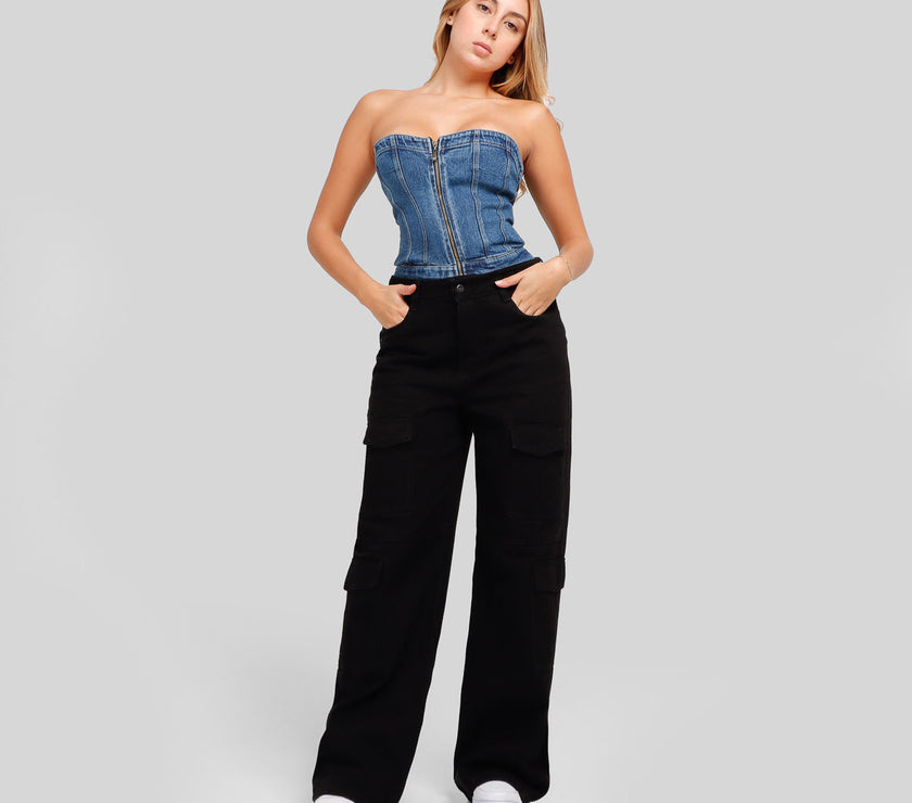 Jean Axspen Cargo Ax-2684 Negro