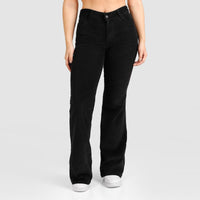 Pantalón Pana Flare Ax-2687 Negro