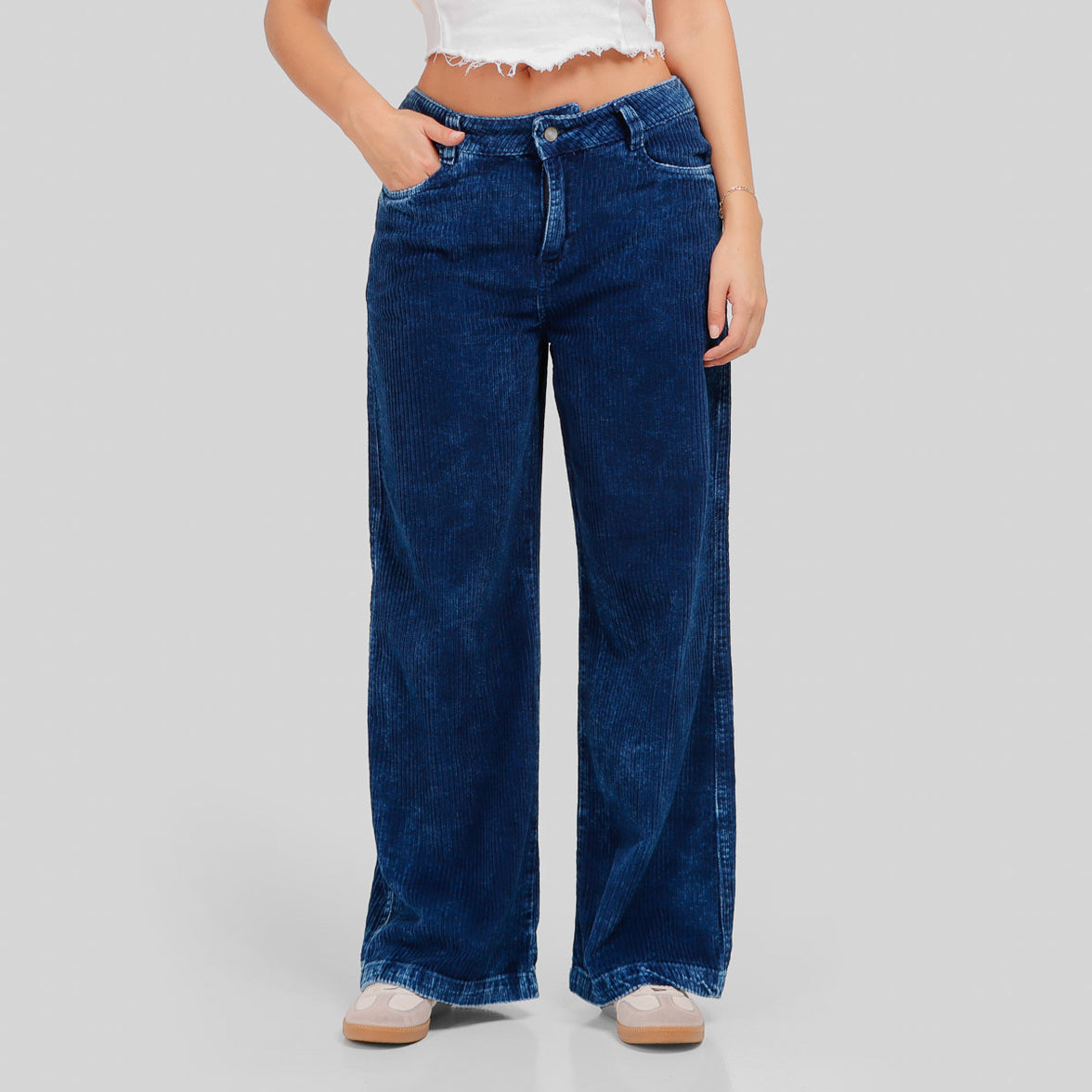 Pantalón en Pana Wide Leg Ax-2725