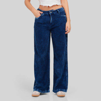 Pantalón en Pana Wide Leg Ax-2725