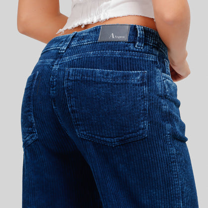 Pantalón en Pana Wide Leg Ax-2725