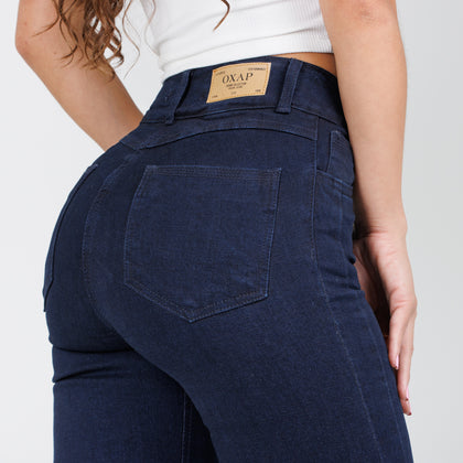 Jean Axspen flare Ox-2855 Azul oscuro