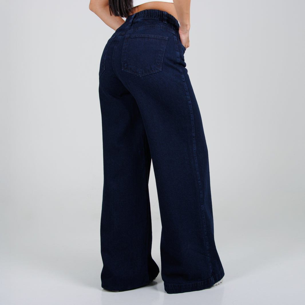 Jean Axspen Wide Leg Ax-2864 Azul oscuro