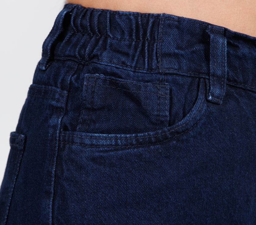 Jean Axspen Wide Leg Ax-2864 Azul oscuro