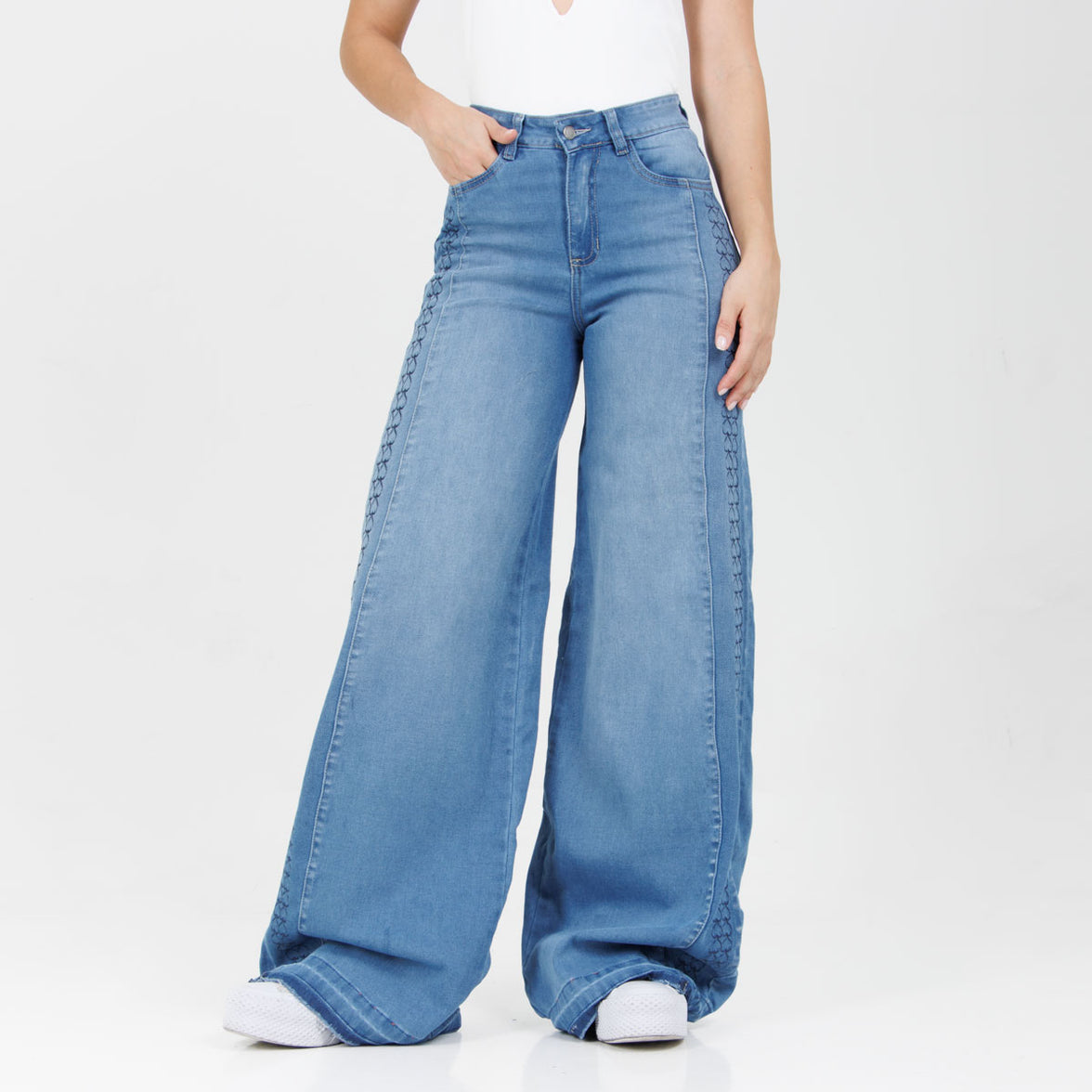 Jean wide leg Ax-2983 Licrado