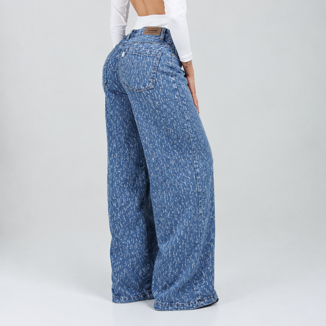 Jean Wide Leg Ax-3141 Rigido Premium