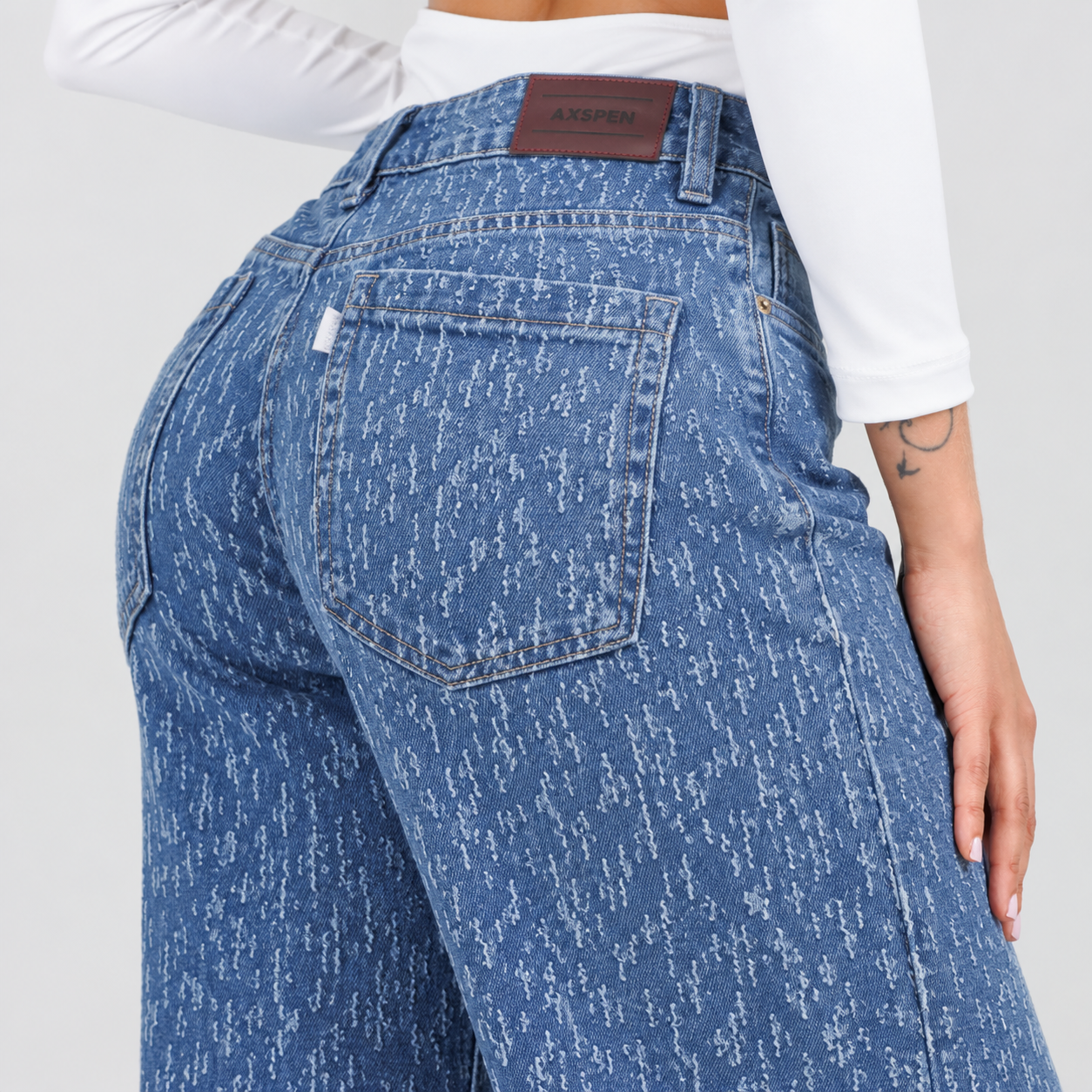Jean Wide Leg Ax-3141 Rigido Premium