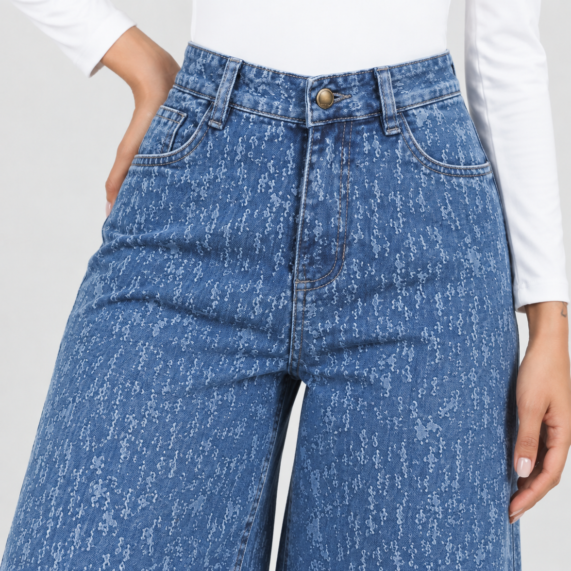 Jean Wide Leg Ax-3141 Rigido Premium