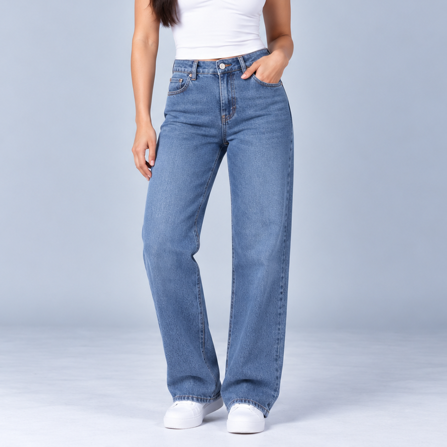 Jean Stright Fit Basico Ax-3184 Licrado
