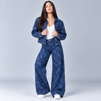 Set Axspen Floral Denim