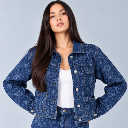 Set Axspen Floral Denim