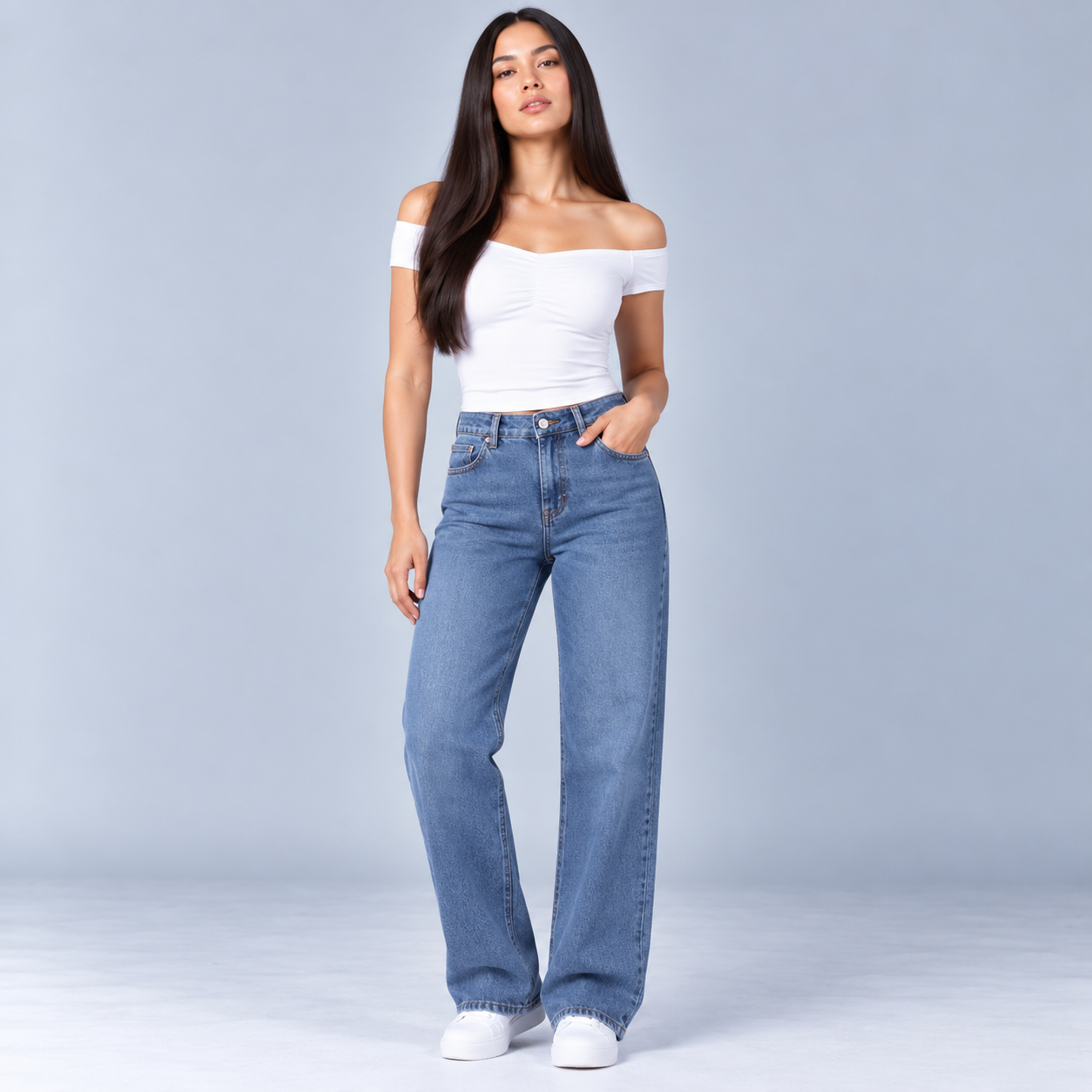 Jean Stright Fit Ax-3184 Licrado