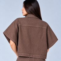 Poncho denim Cafe B2012