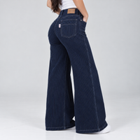 Jean Wide Leg Azul Ax-3229 LIcrado Premium