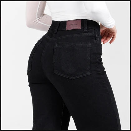 Jean Wide Leg Negro Ax-3174 licrado