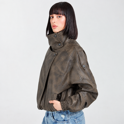 Cazadora Efecto piel CH150