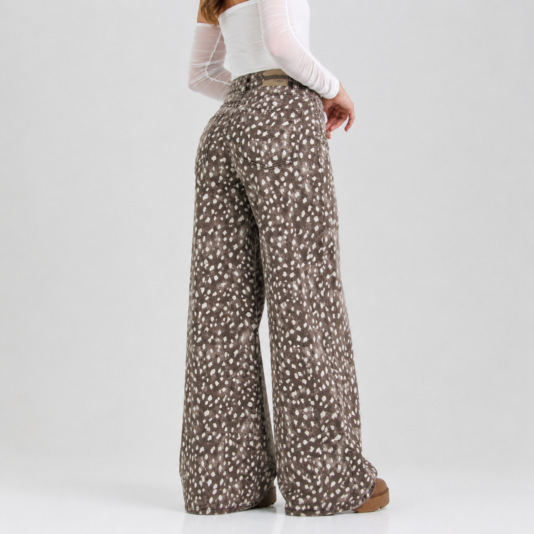 Jean Wide Leg ax-3148 Rigido