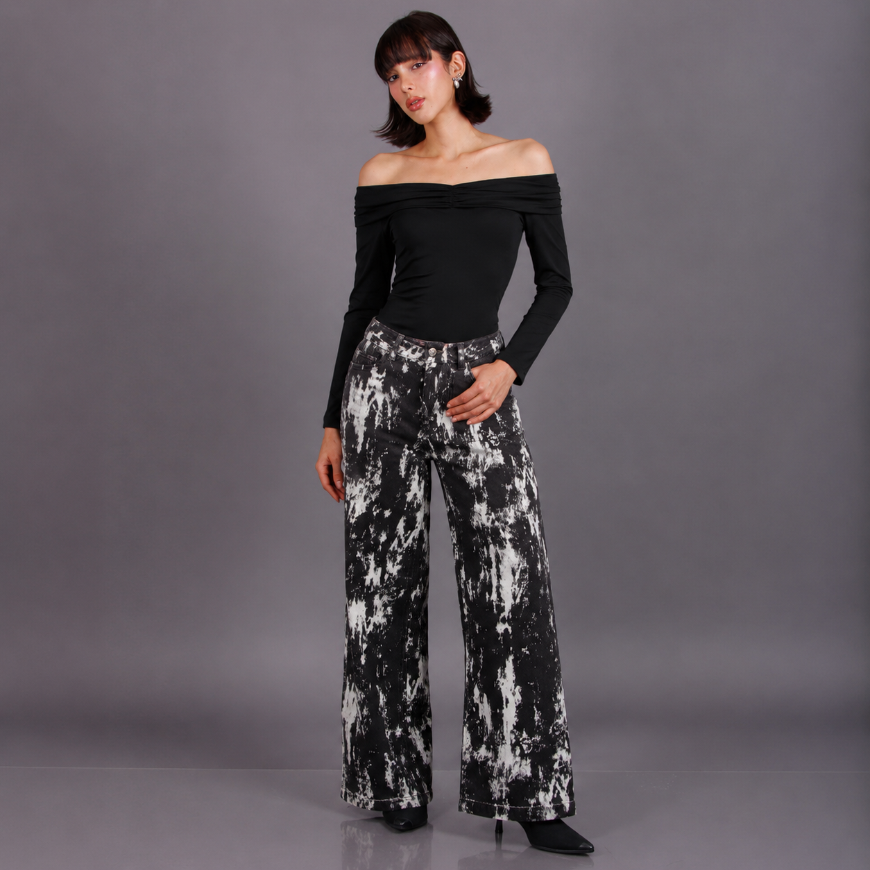 Pantalón Wide Leg Ax-3143 Rigido