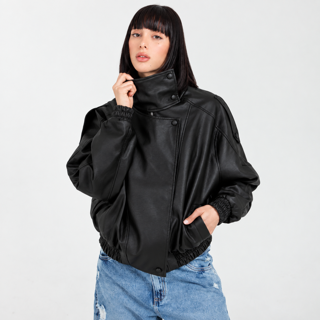 Cazadora Efecto piel CH150