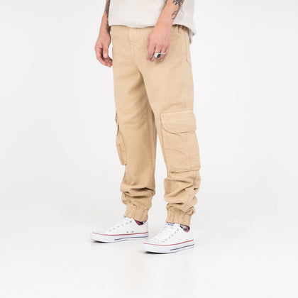Jean Masculino Cargo H-167 Beige