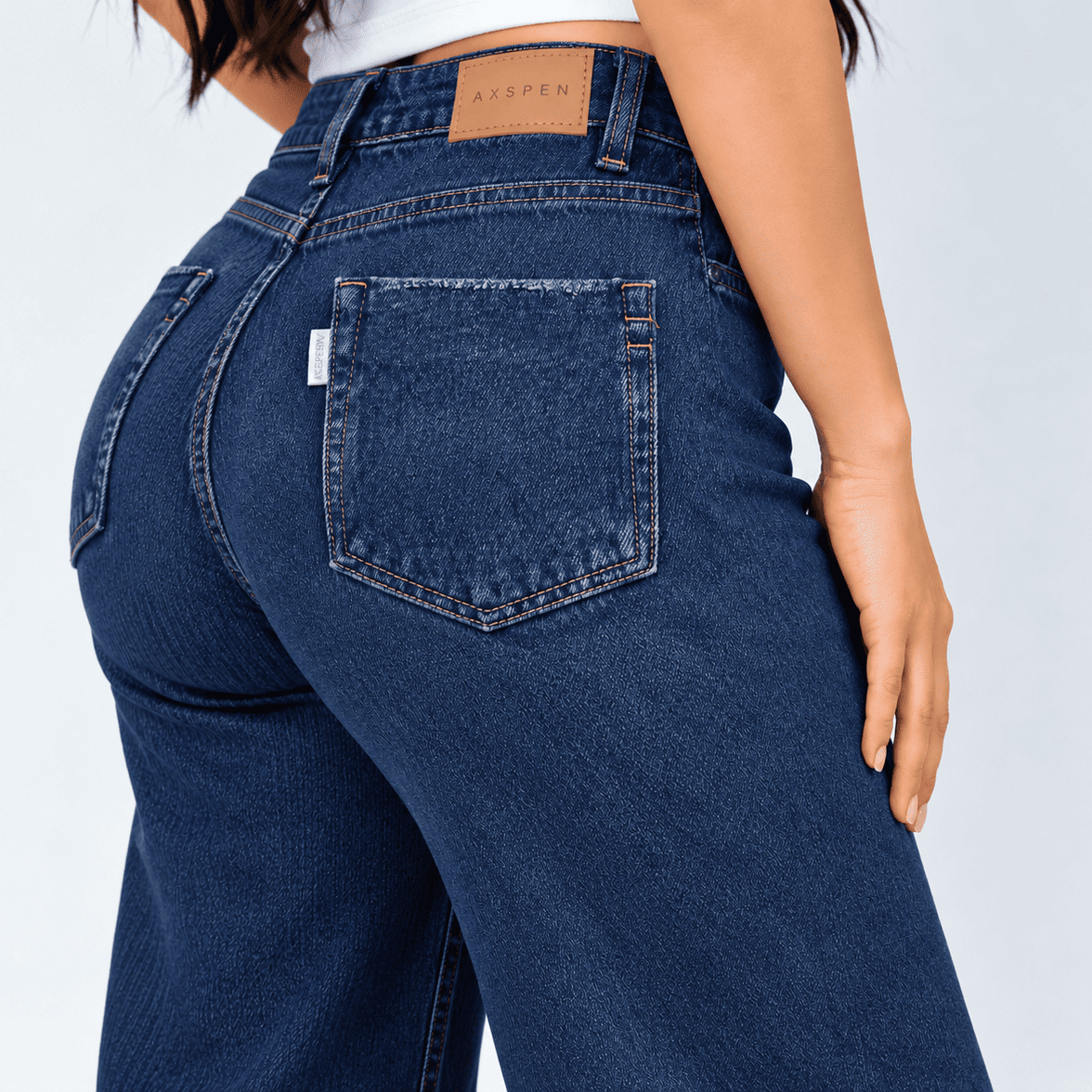Jean Wide Leg Ax-3038 Rigido