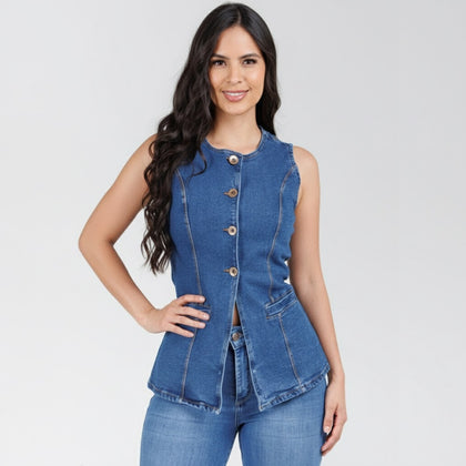 Chaleco Denim Axspen B1837