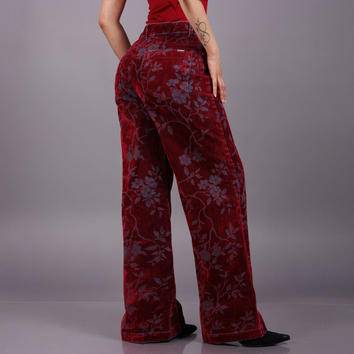 Pantalón Wide Leg Ax-3106 LIcrado
