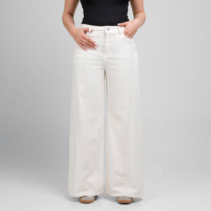 Jean Axspen Wide Leg Ax-2923 Marfil