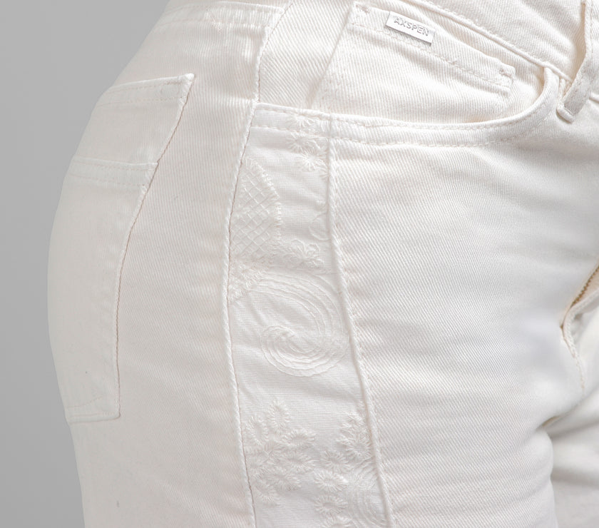 Jean Axspen Wide Leg Ax-2923 Marfil