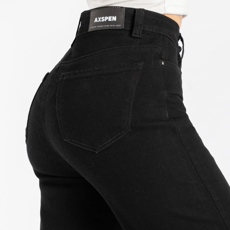 Jean Axspen Mom Fit  AX-2467 Negro