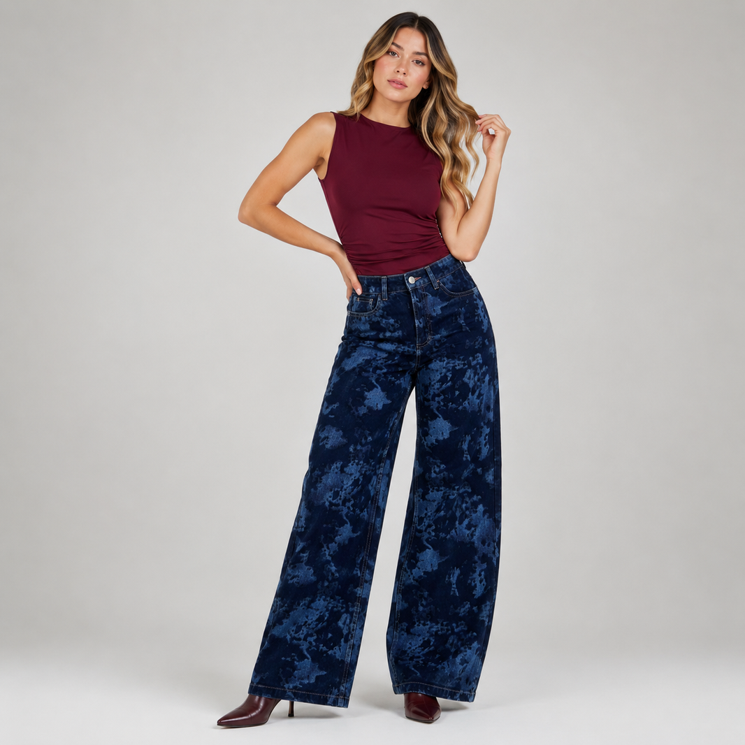 Pantalón Wide Leg Ax-3169 Premium Licrado