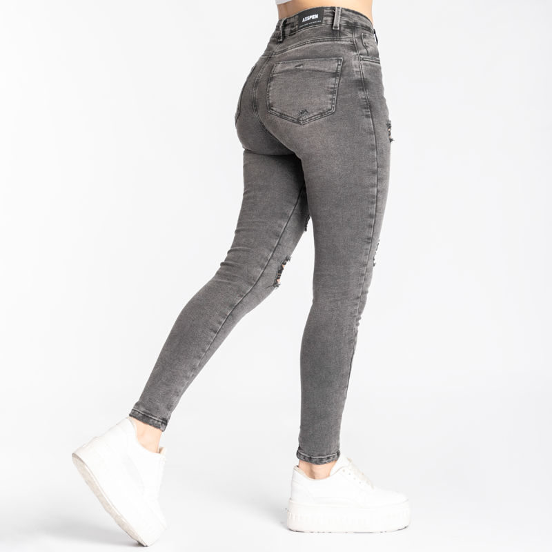 Jean Axspen Skinny gris AX-1895
