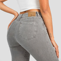Pantalòn Drill Axspen Flare Ax-2651 gris