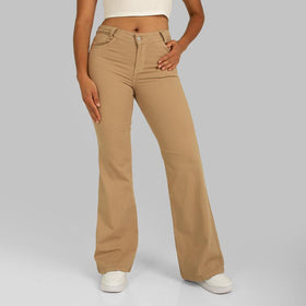 Pantalòn Drill Axspen Flare Ax-2651 Camel