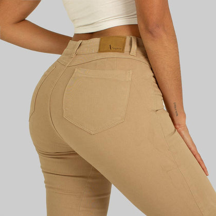 Pantalòn Drill Axspen Flare Ax-2651 Camel