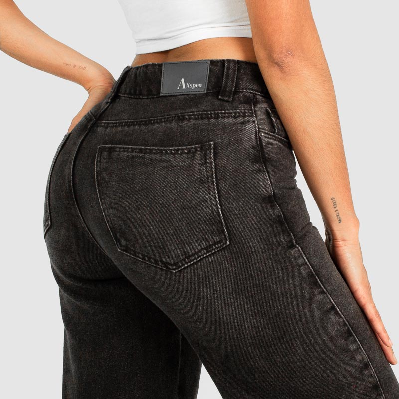 Jean Axspen Wide leg AX-2601 Gris