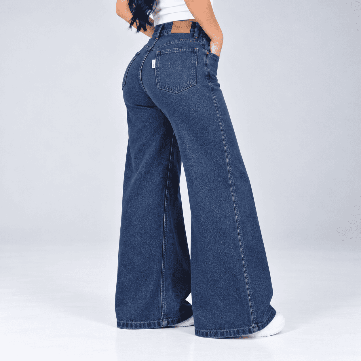 Jean Wide Leg Ax-3038 Rigido
