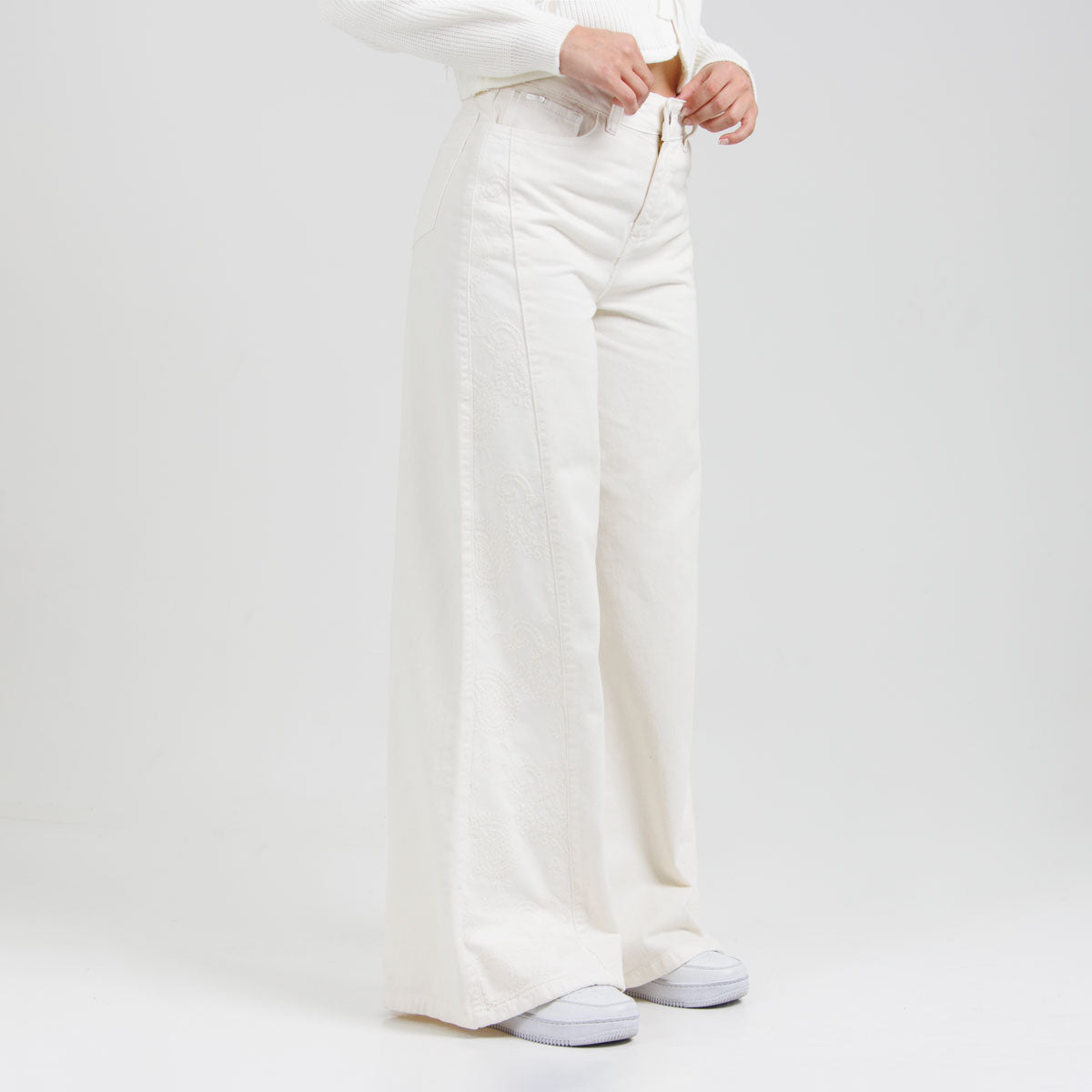 Jean Axspen Wide Leg Ax-2923 Marfil