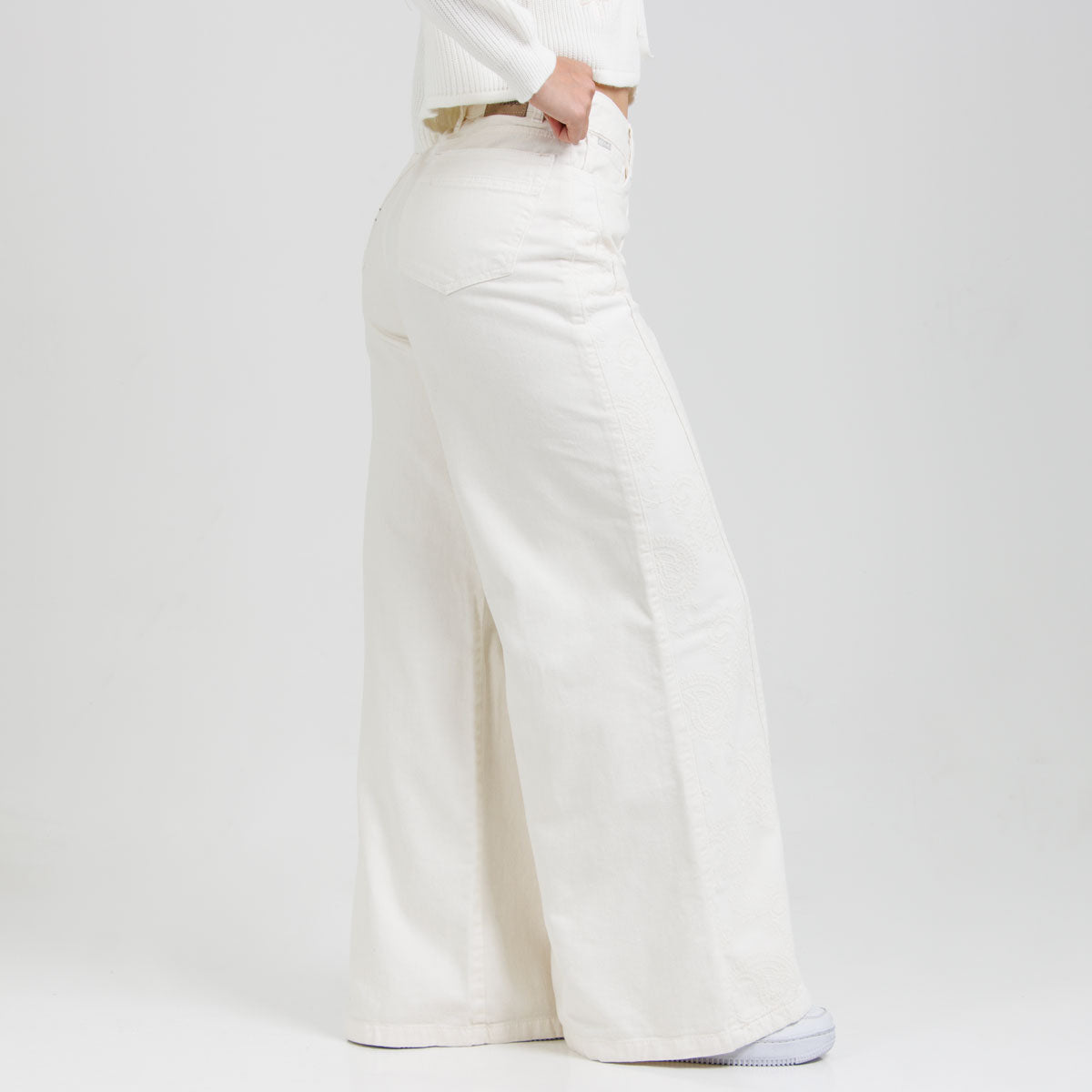 Jean Axspen Wide Leg Ax-2923 Marfil