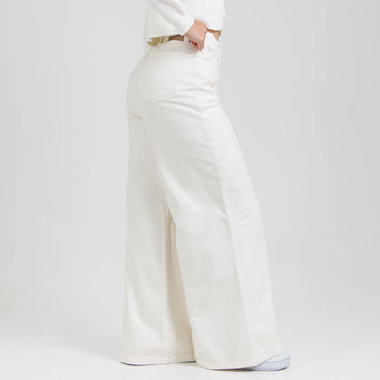 Jean Axspen Wide Leg Ax-2923 Marfil