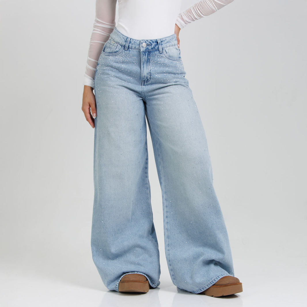Jean Axspen Wide Leg Brillos Ax-2933